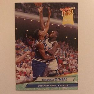Shaquille O’Neal Rookie Card Fleer Ultra